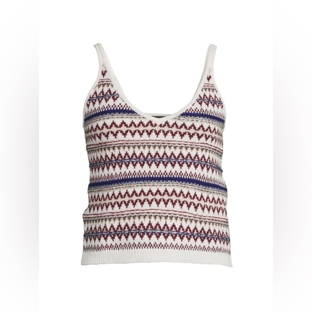New Rag & Bone Willow Fair Isle Wool Camisole